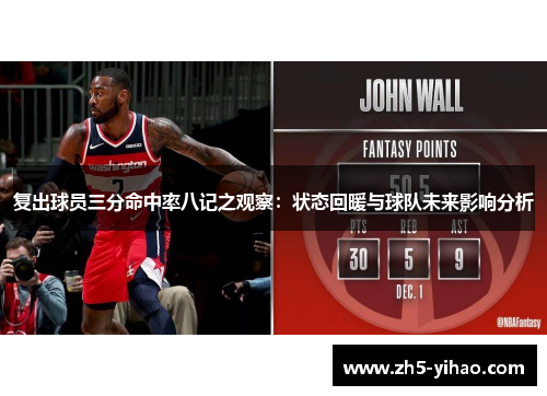 复出球员三分命中率八记之观察：状态回暖与球队未来影响分析
